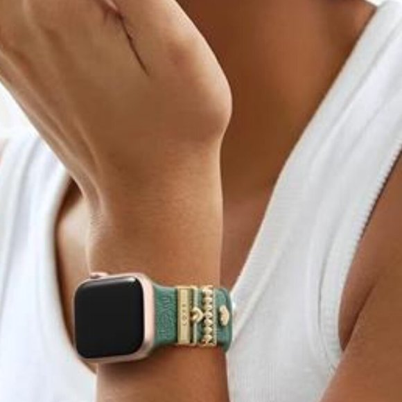 NEW Boho Apple iwatch band with Charms Series 10 9 8 7 6 5 4 3 2 1